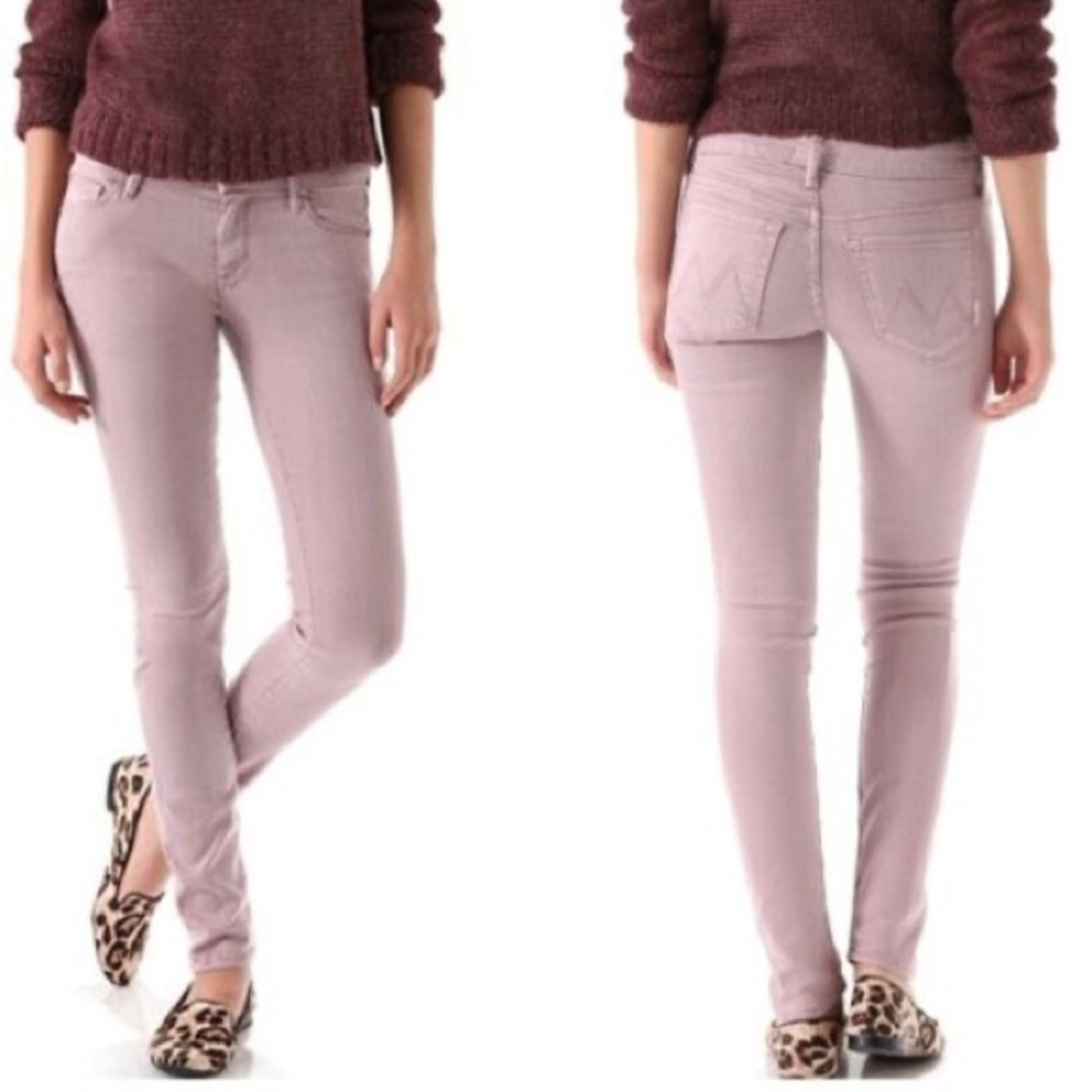 • MOTHER • The Looker Pop Skinny Jeans French Lilac